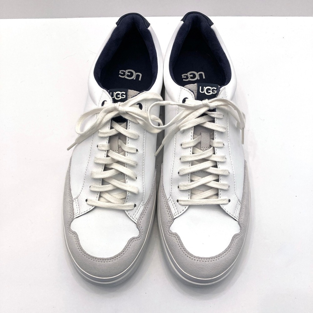 UGG South Bay Sneaker Low White Leather Suede Shoes Mens 12 EU 45